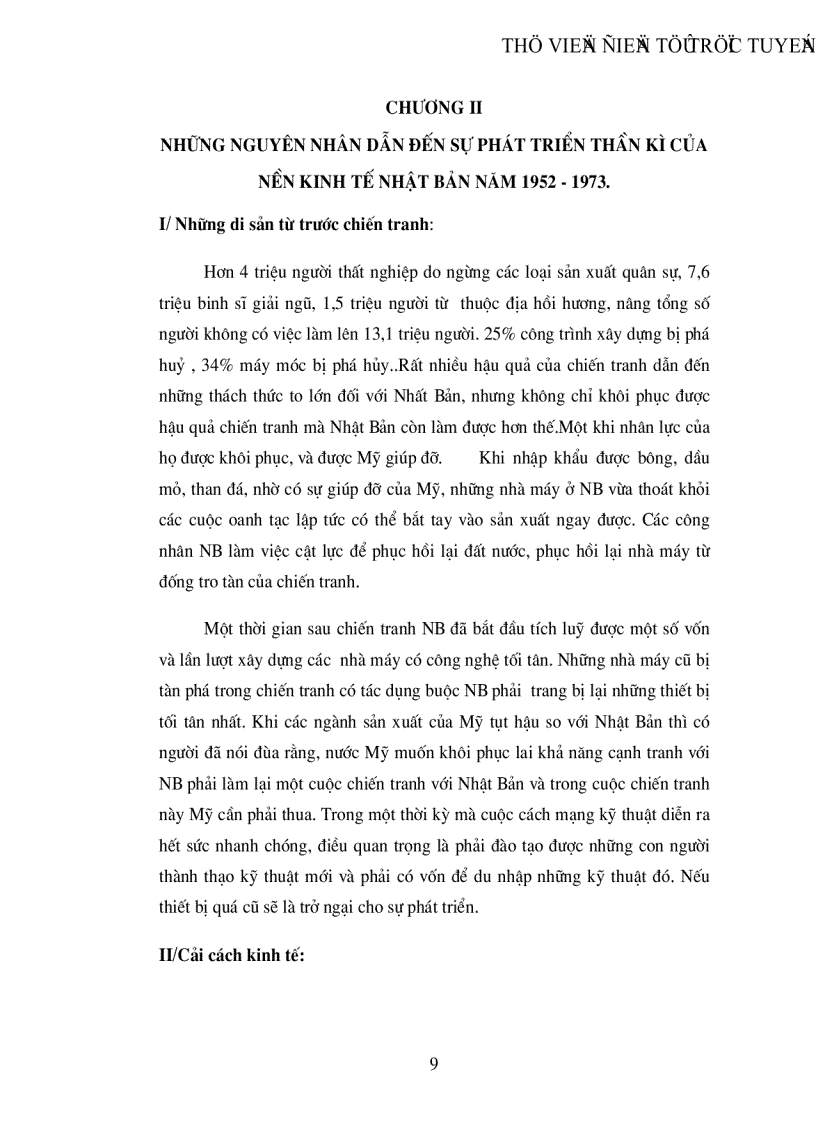 image for page Nguyên nhân dẫn đến sự phát triển thần kỳ của kinh tế Nhật Bản và một số bài học bổ ích cho thời kỳ đổi mới của kinh tế Việt Nam