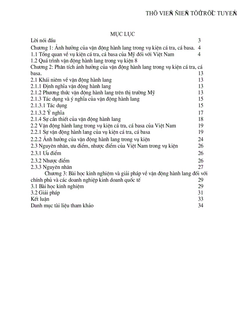 image for page Ảnh hưởng của vận động hành lang tới vụ kiện cá tra cá basa của Việt Nam