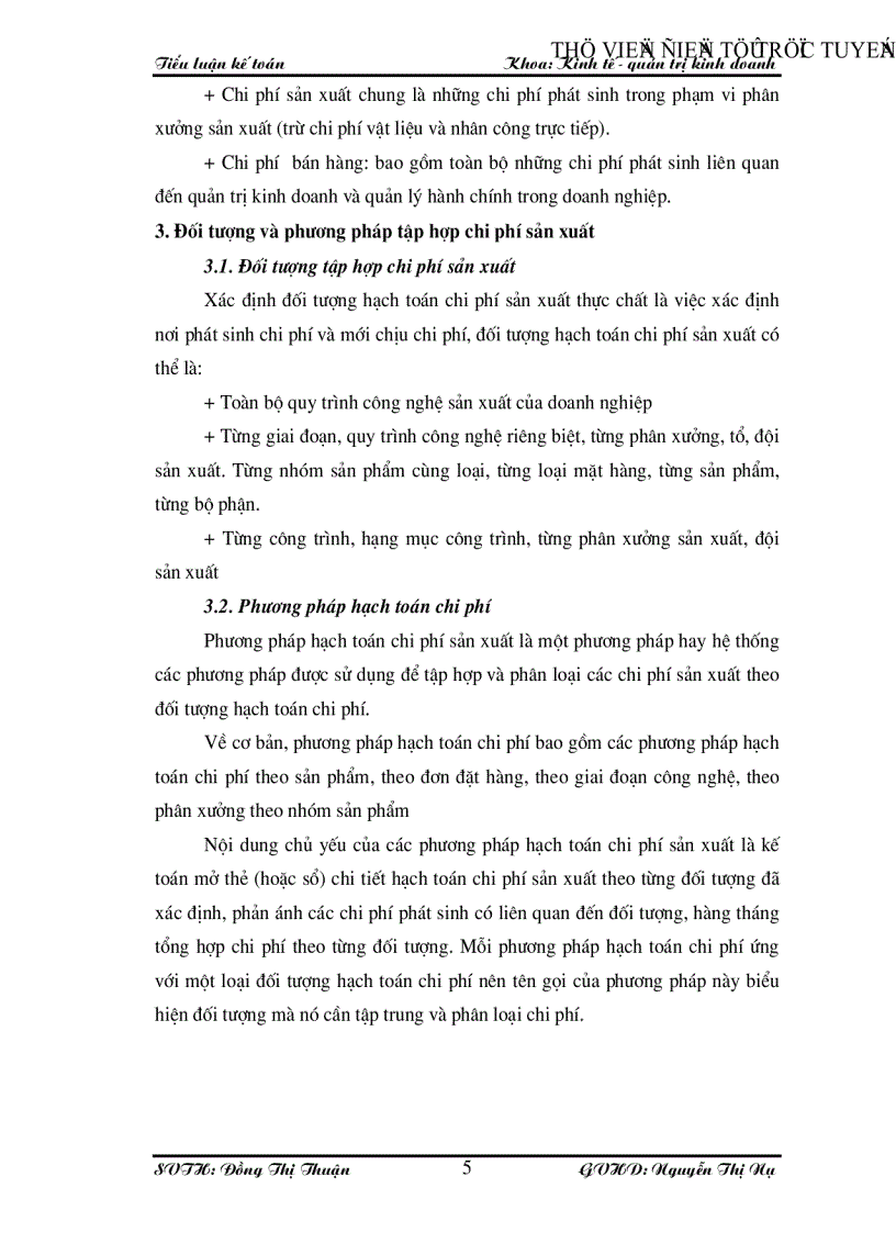 image for page Kế toán tập hợp chi phí sản xuất trong doanh nghiệp sản xuất