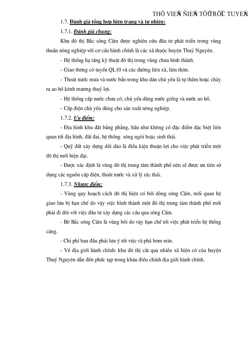 image for page Việc quy hoạch và xây dựng phát triển khu đô thị mới Bắc sông Cấm