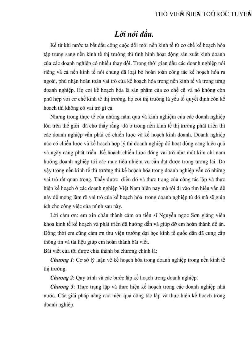 image for page Vai trò của kế hoạch kinh doanh của doanh nghiệp trong nền Kinh tế thị trường và những nội dung đổi mới trong kế hoạch kinh doanh ở các doanh nghiệp Việt Nam