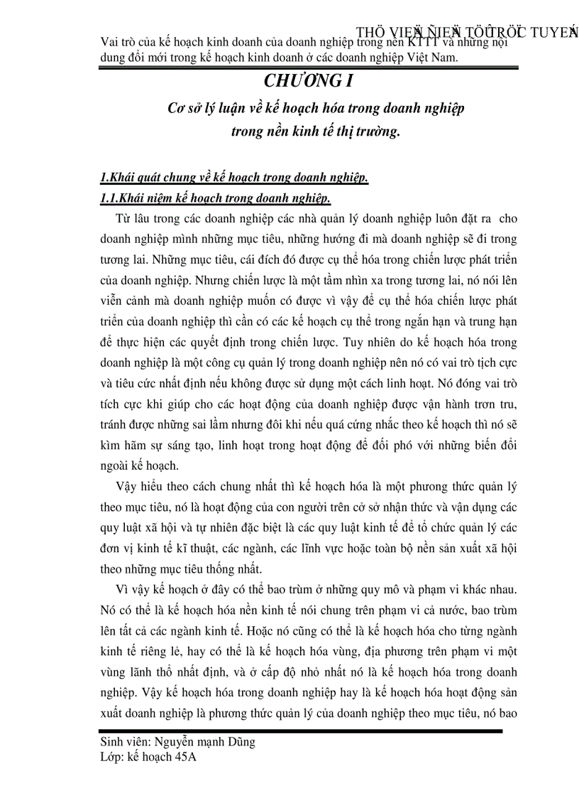 image for page Vai trò của kế hoạch kinh doanh của doanh nghiệp trong nền Kinh tế thị trường và những nội dung đổi mới trong kế hoạch kinh doanh ở các doanh nghiệp Việt Nam