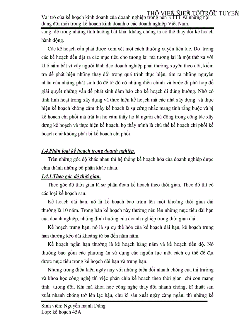 image for page Vai trò của kế hoạch kinh doanh của doanh nghiệp trong nền Kinh tế thị trường và những nội dung đổi mới trong kế hoạch kinh doanh ở các doanh nghiệp Việt Nam