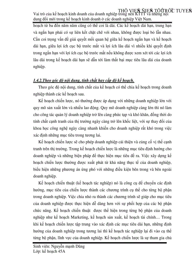 image for page Vai trò của kế hoạch kinh doanh của doanh nghiệp trong nền Kinh tế thị trường và những nội dung đổi mới trong kế hoạch kinh doanh ở các doanh nghiệp Việt Nam