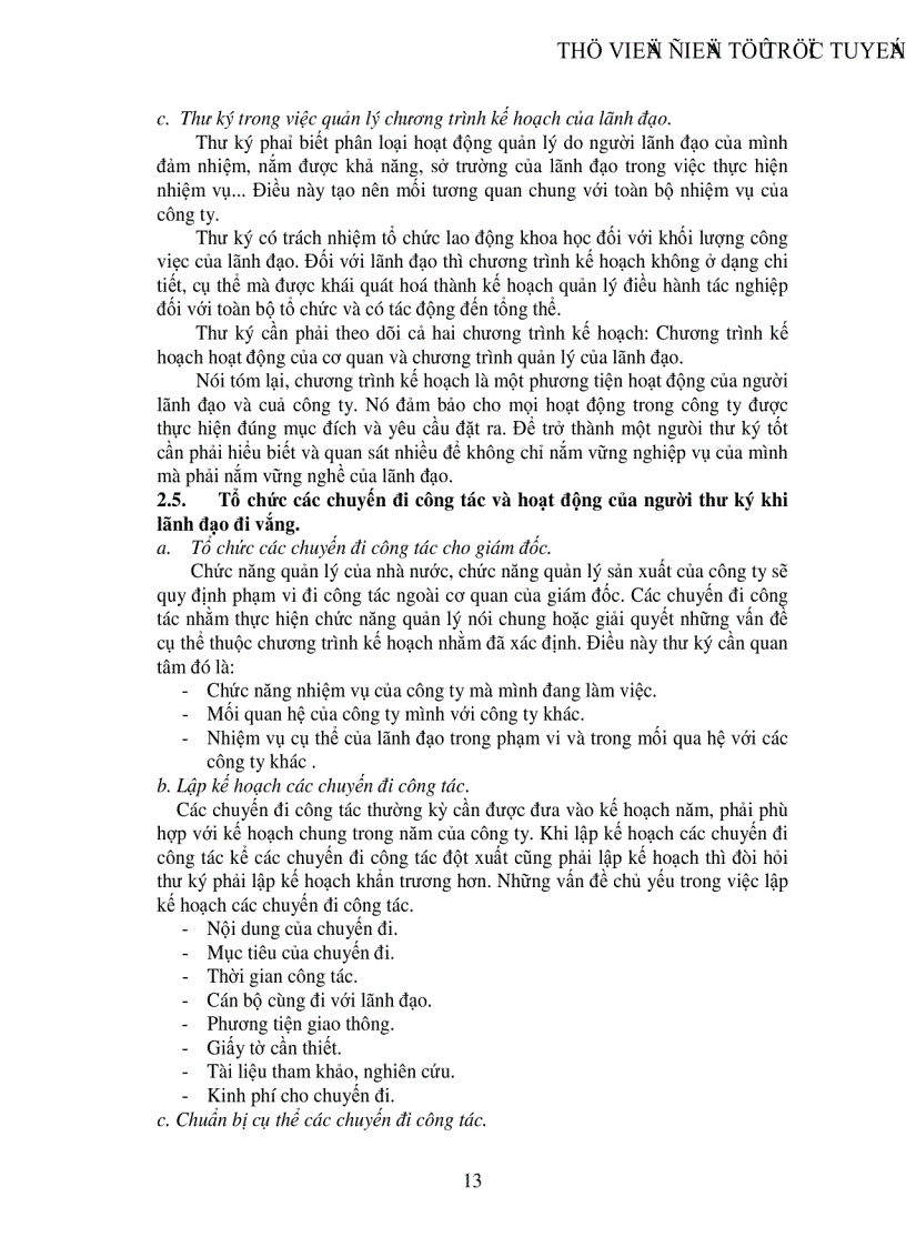 image for page Tình hình thực tế và một số ý kiến nhằm hoàn thiện công tác thư ký văn thư lưu trữ của công ty