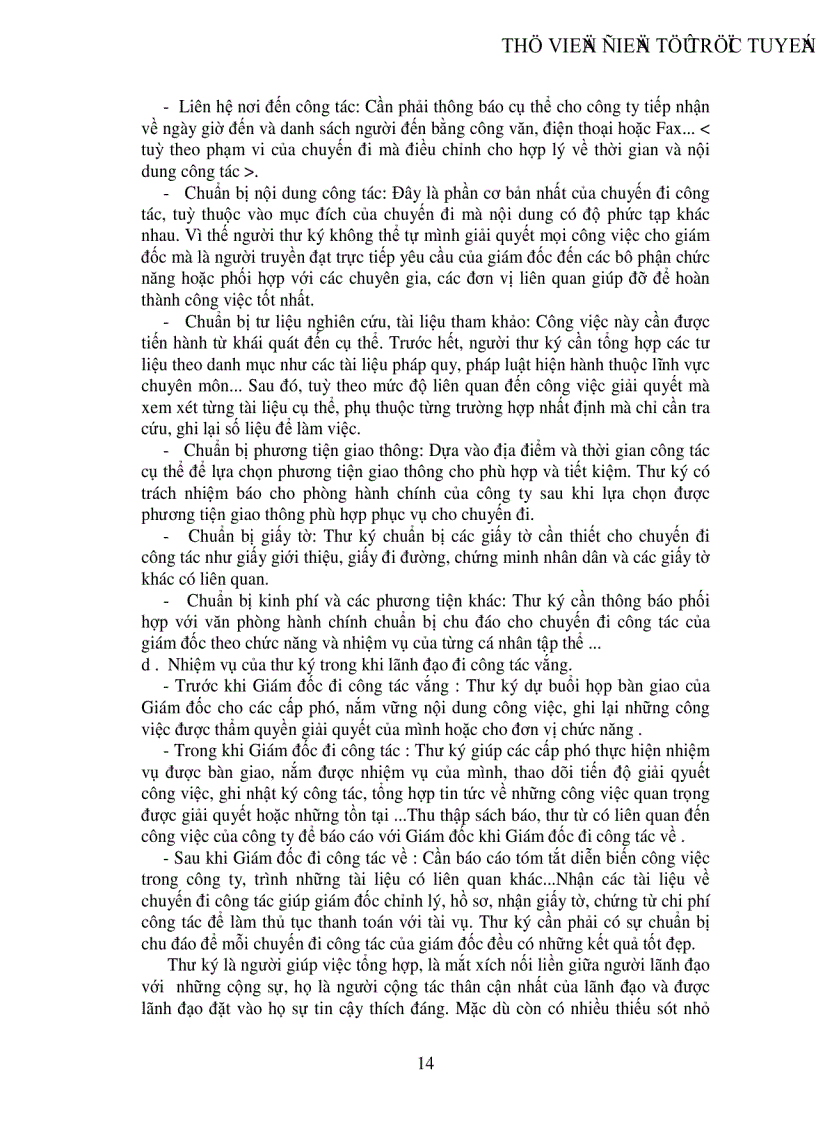 image for page Tình hình thực tế và một số ý kiến nhằm hoàn thiện công tác thư ký văn thư lưu trữ của công ty