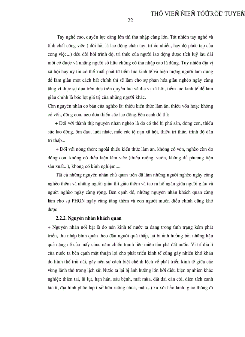 image for page Thực trạng và giải pháp nhằm hạn chế sự phân hóa giàu nghèo ở nước ta hiện nay