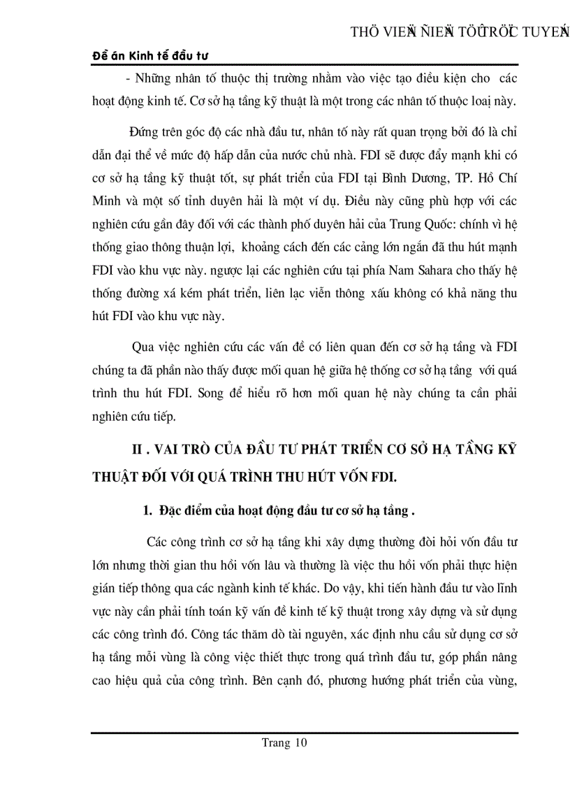 image for page Thực trạng đầu tư phát triển cơ sở hạ tầng kỹ thuật ở Việt Nam trong thời gian qua và một số giải pháp trong thời gian tới nhằm thu hút vốn đầu tư trực tiếp nước ngoài