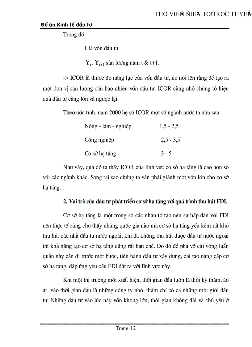 image for page Thực trạng đầu tư phát triển cơ sở hạ tầng kỹ thuật ở Việt Nam trong thời gian qua và một số giải pháp trong thời gian tới nhằm thu hút vốn đầu tư trực tiếp nước ngoài