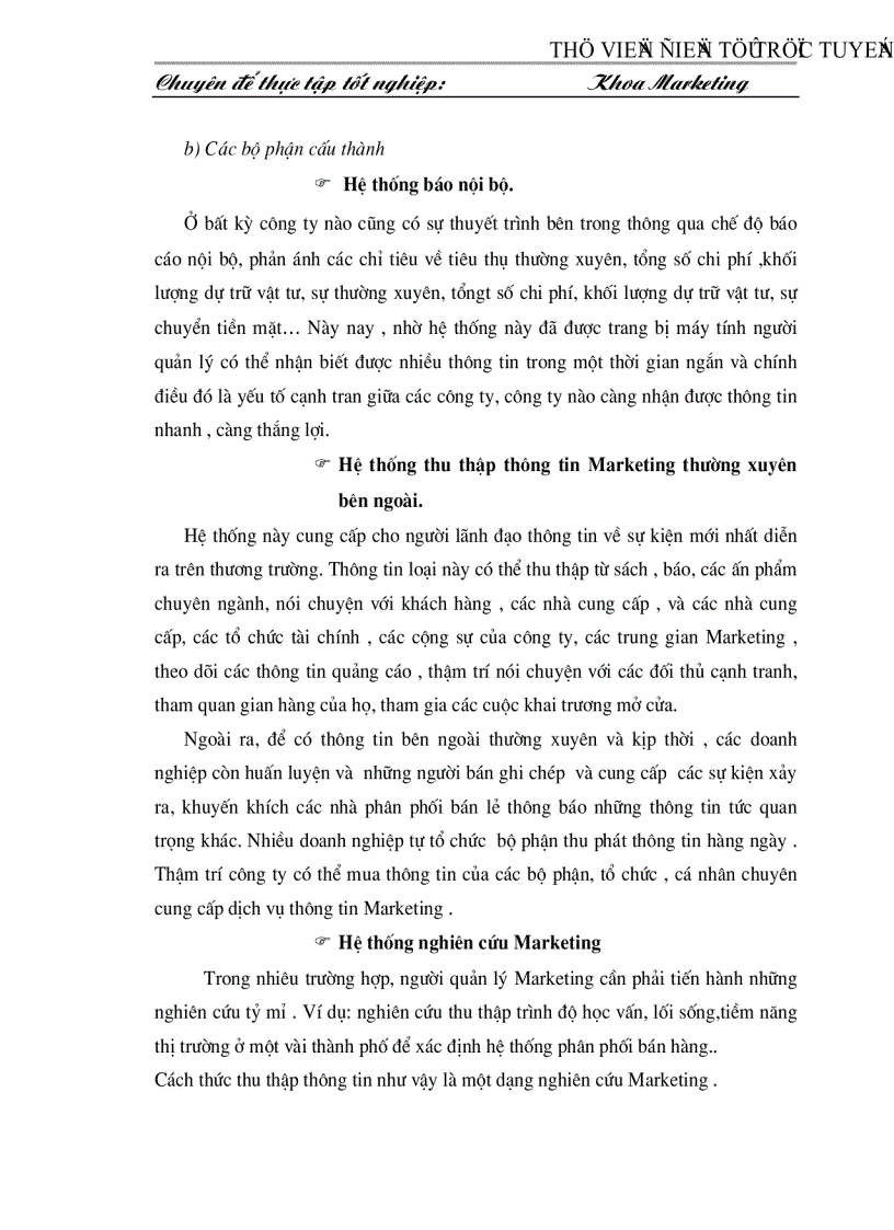 image for page Tổ chức hệ thống thông tin và nghiên cứu marketing trong công ty xây dựng công nghiệp Hà Nội