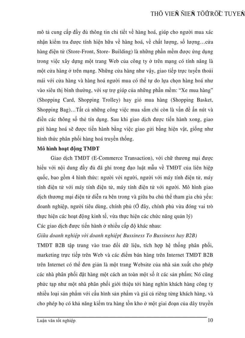 image for page Một số giải pháp phát triển hoạt động bán hàng bằng hình thức thương mại điện tử ở Việt Nam