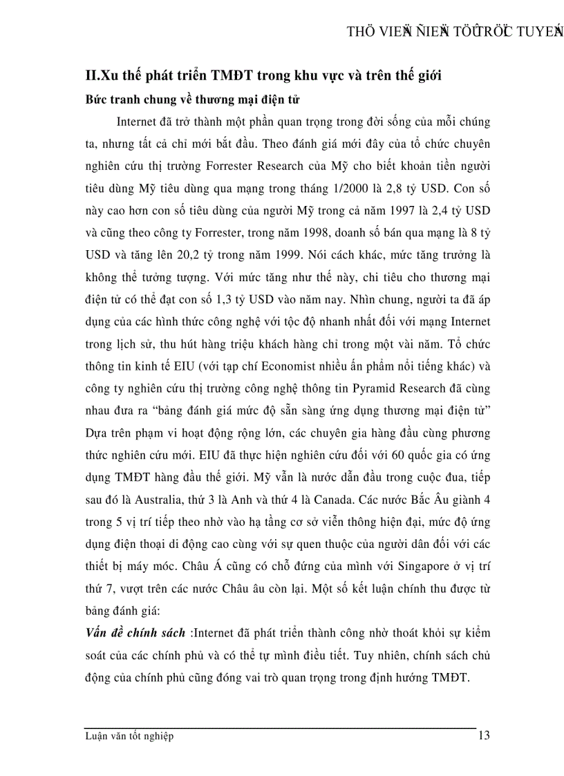 image for page Một số giải pháp phát triển hoạt động bán hàng bằng hình thức thương mại điện tử ở Việt Nam