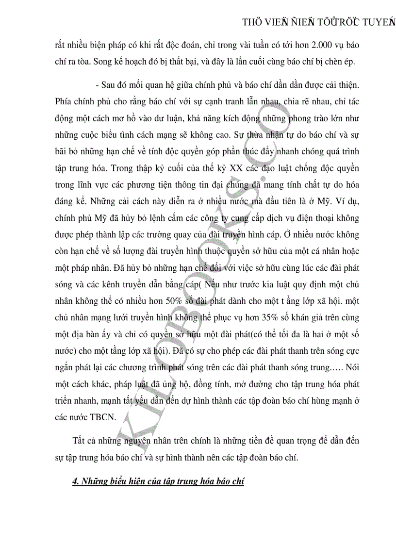 image for page Sự tập trung hóa báo chí ở các nước tư bản chủ nghĩa