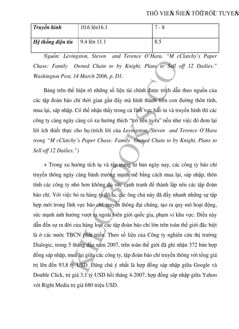 image for page Sự tập trung hóa báo chí ở các nước tư bản chủ nghĩa