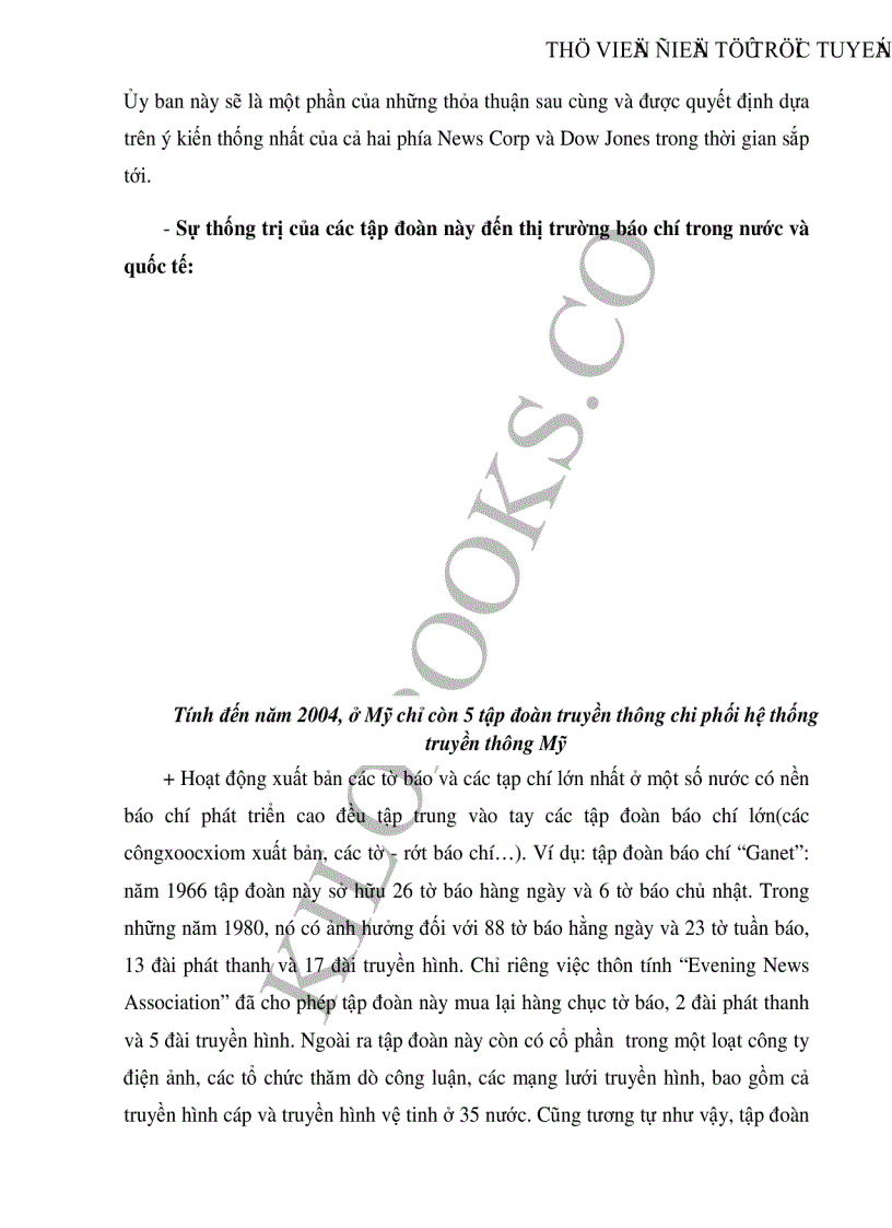 image for page Sự tập trung hóa báo chí ở các nước tư bản chủ nghĩa