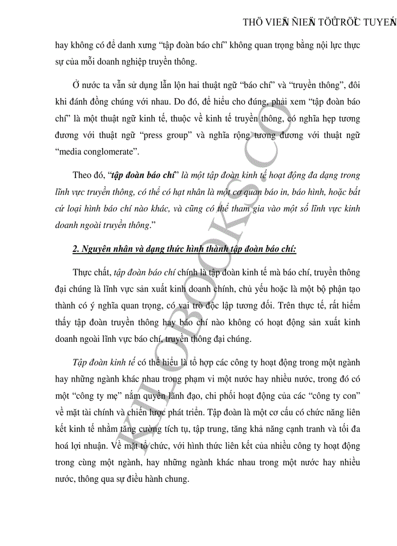 image for page Sự tập trung hóa báo chí ở các nước tư bản chủ nghĩa
