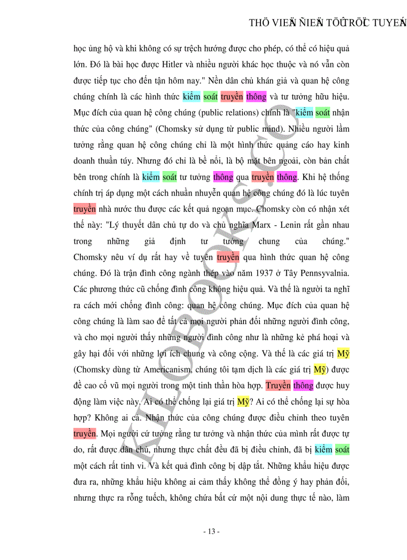 image for page Sự can thiệp của nhà nước tư bản chủ nghĩa đối với báo chí và liên hệ vào Việt Nam