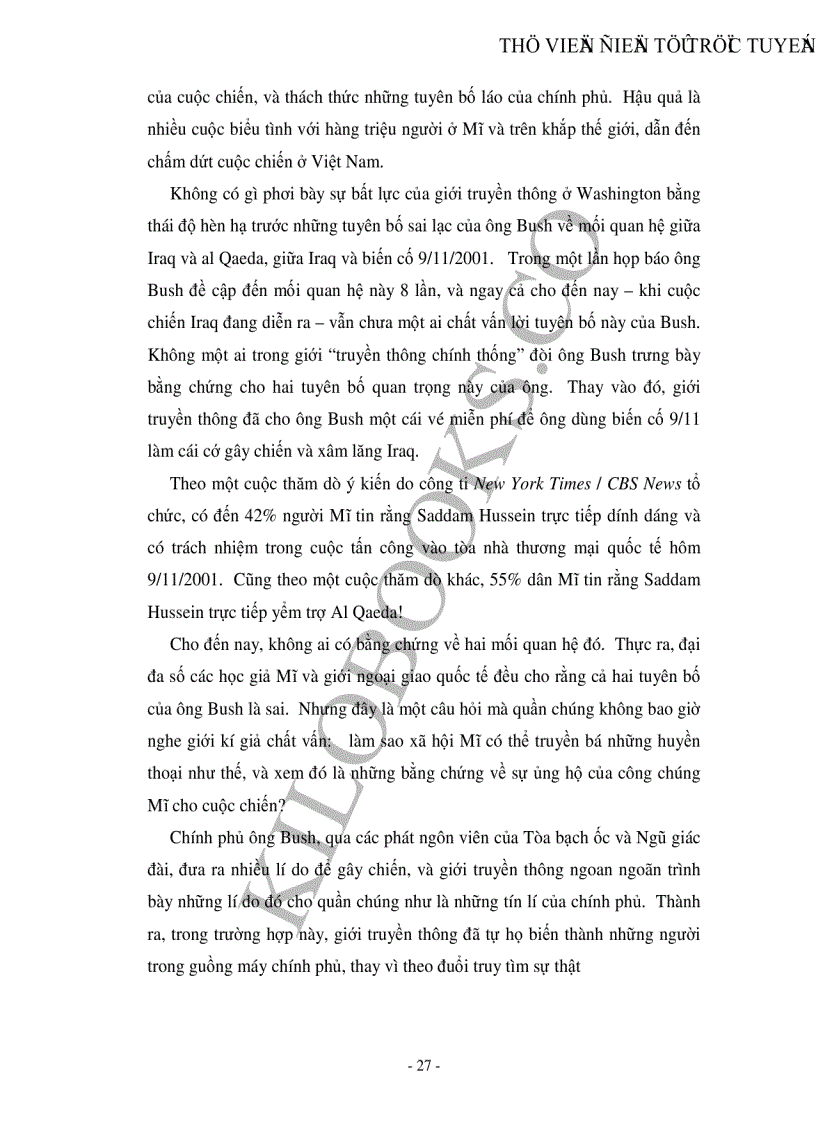 image for page Sự can thiệp của nhà nước tư bản chủ nghĩa đối với báo chí và liên hệ vào Việt Nam