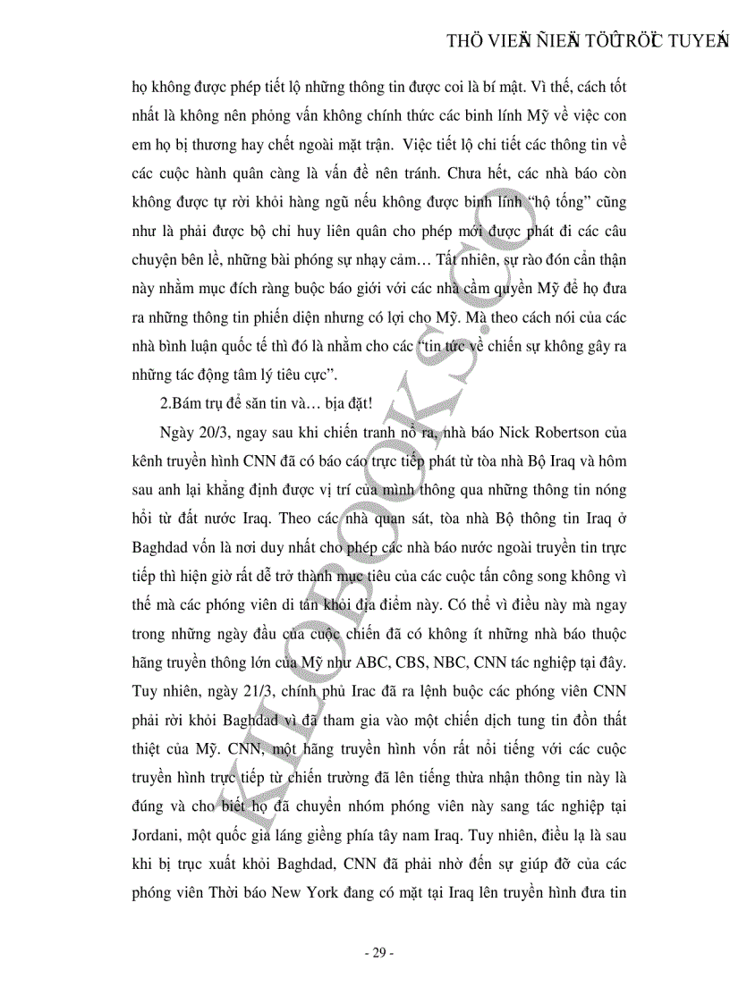 image for page Sự can thiệp của nhà nước tư bản chủ nghĩa đối với báo chí và liên hệ vào Việt Nam