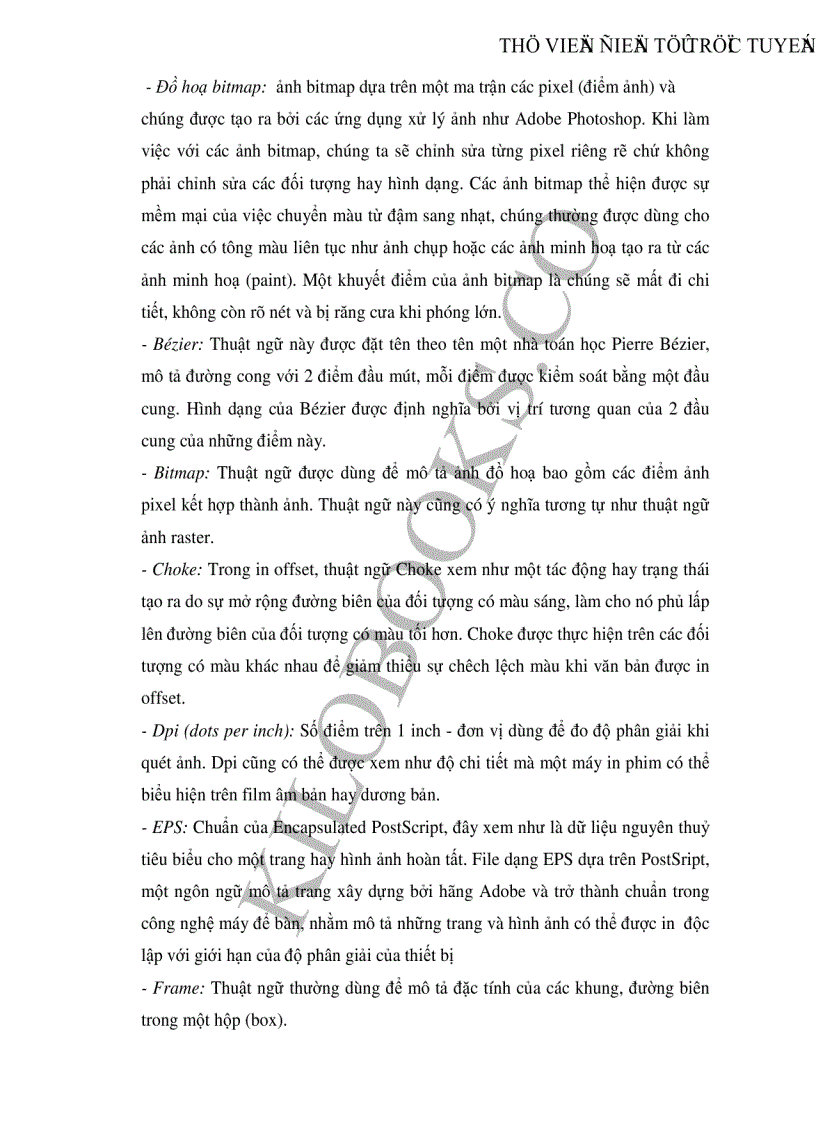 image for page Khả năng ứng dụng các phần mềm máy tính trong thiết kế trình bày báo in ở nước ta hiện nay