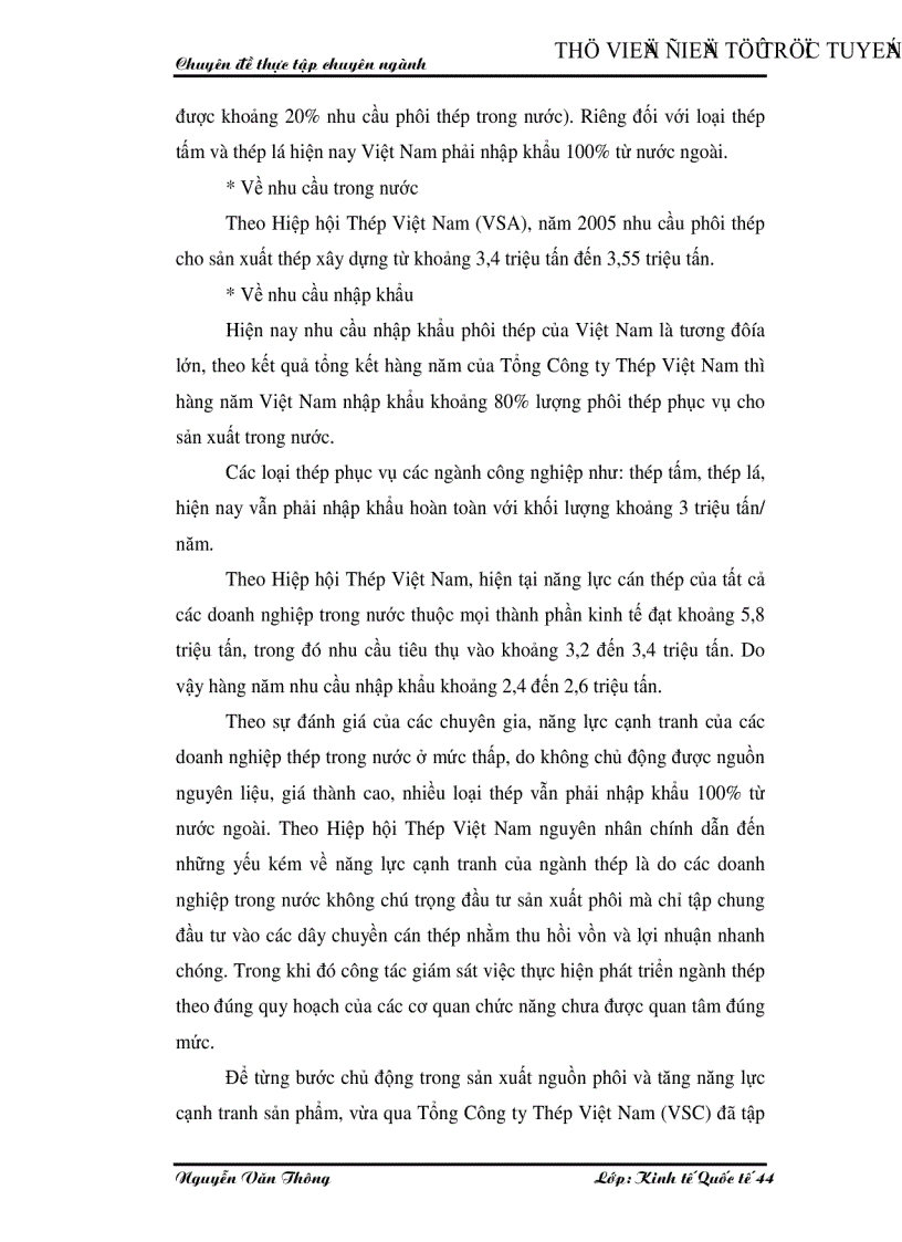 image for page Hoạt động nhập khẩu thép của Công ty Cổ phần Tổng Bách hoá Bộ Thương mại Thực trạng và giải pháp