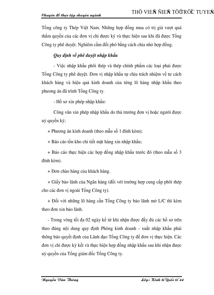 image for page Hoạt động nhập khẩu thép của Công ty Cổ phần Tổng Bách hoá Bộ Thương mại Thực trạng và giải pháp