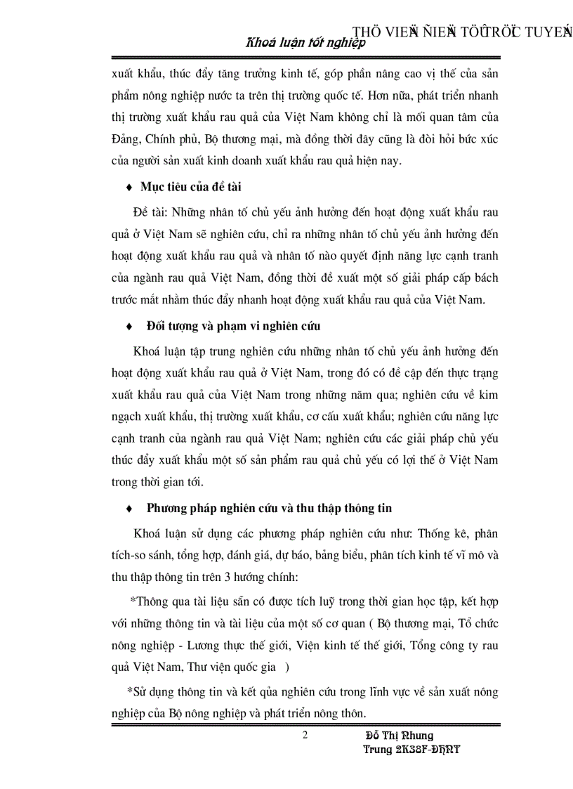 image for page Những nhân tố chủ yếu ảnh hưởng đến hoạt động xuất khẩu rau quả ở Việt Nam