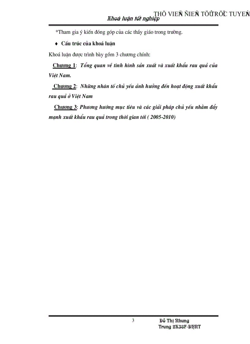 image for page Những nhân tố chủ yếu ảnh hưởng đến hoạt động xuất khẩu rau quả ở Việt Nam