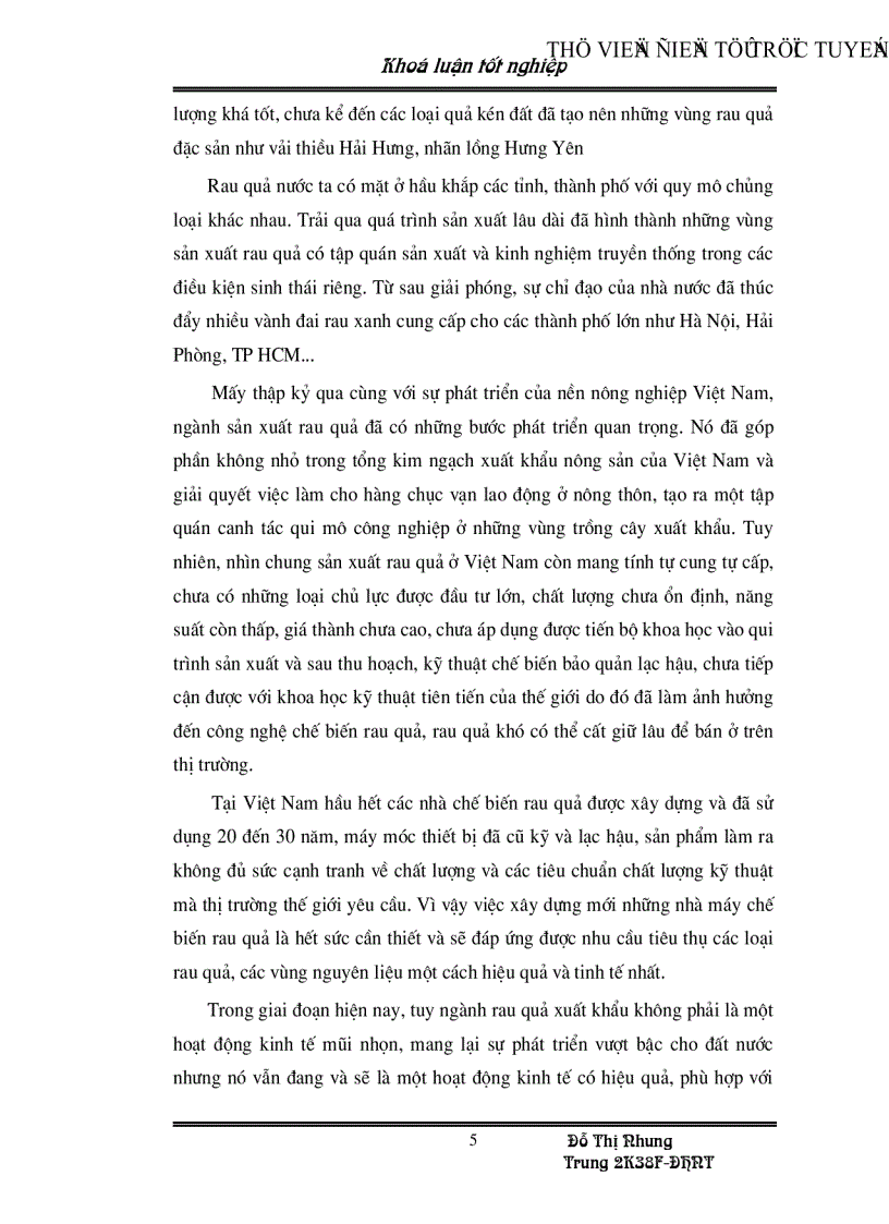 image for page Những nhân tố chủ yếu ảnh hưởng đến hoạt động xuất khẩu rau quả ở Việt Nam