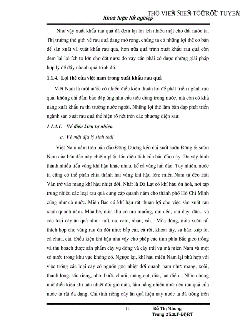 image for page Những nhân tố chủ yếu ảnh hưởng đến hoạt động xuất khẩu rau quả ở Việt Nam