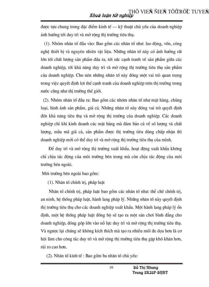 image for page Những nhân tố chủ yếu ảnh hưởng đến hoạt động xuất khẩu rau quả ở Việt Nam