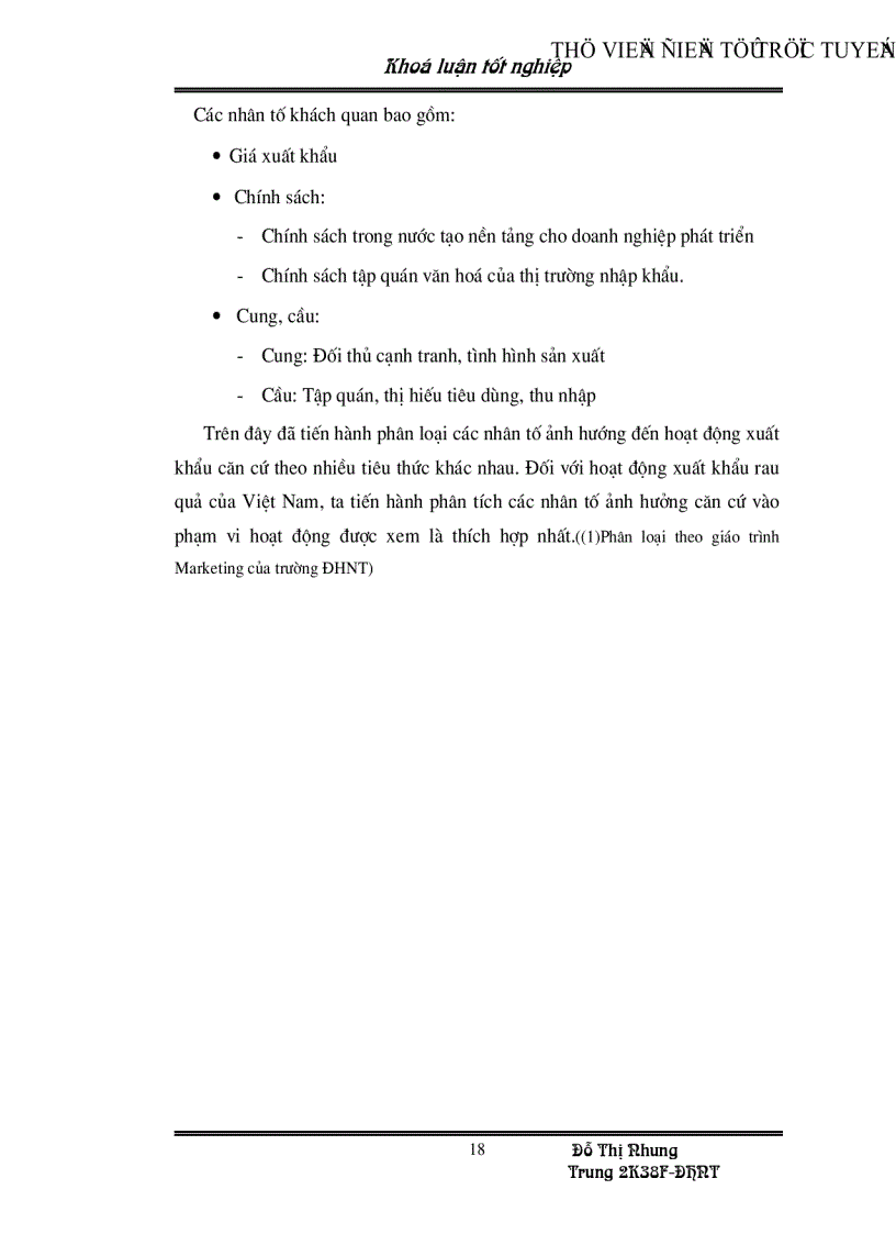 image for page Những nhân tố chủ yếu ảnh hưởng đến hoạt động xuất khẩu rau quả ở Việt Nam