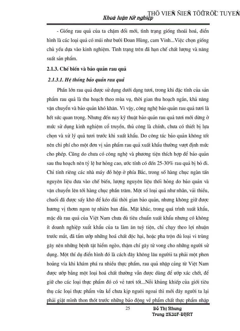 image for page Những nhân tố chủ yếu ảnh hưởng đến hoạt động xuất khẩu rau quả ở Việt Nam