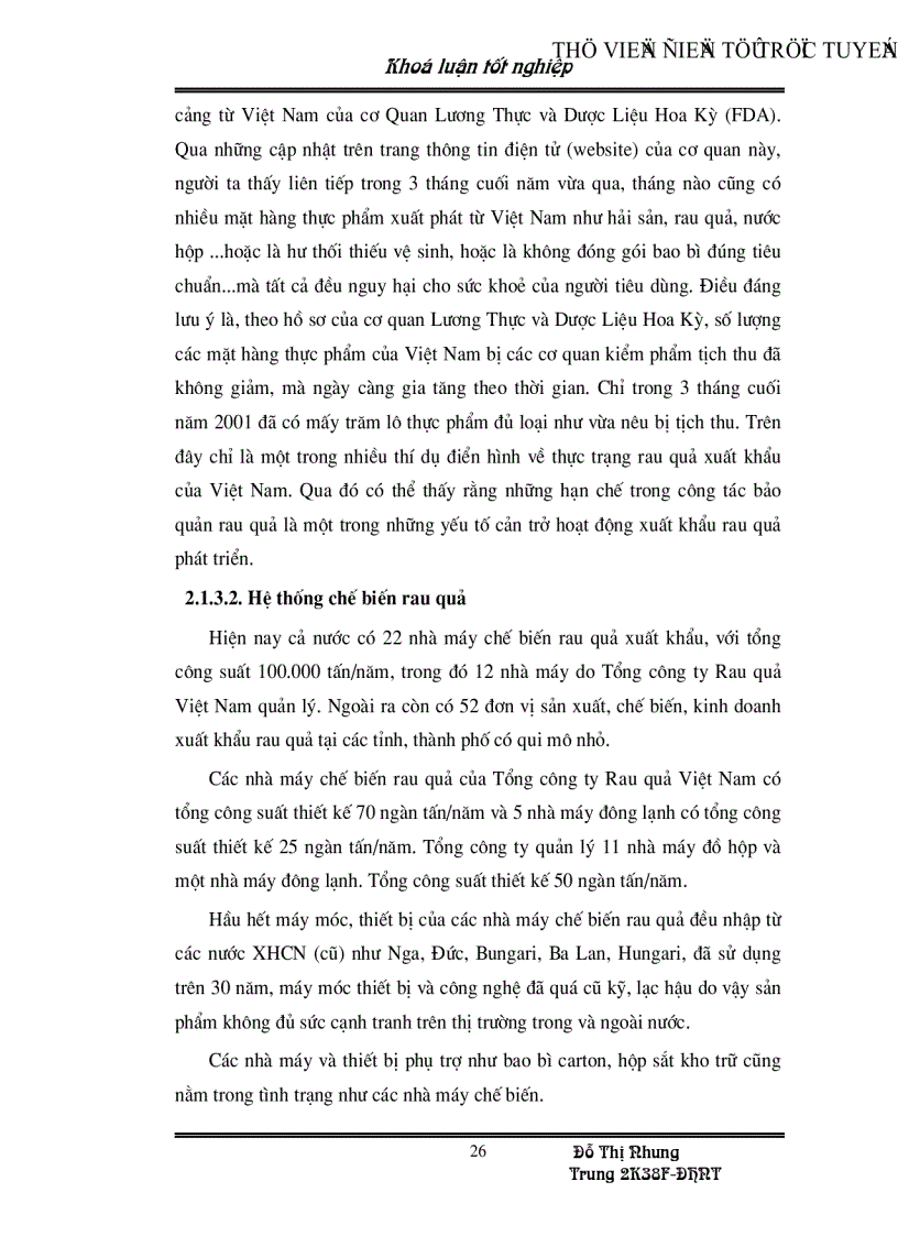 image for page Những nhân tố chủ yếu ảnh hưởng đến hoạt động xuất khẩu rau quả ở Việt Nam