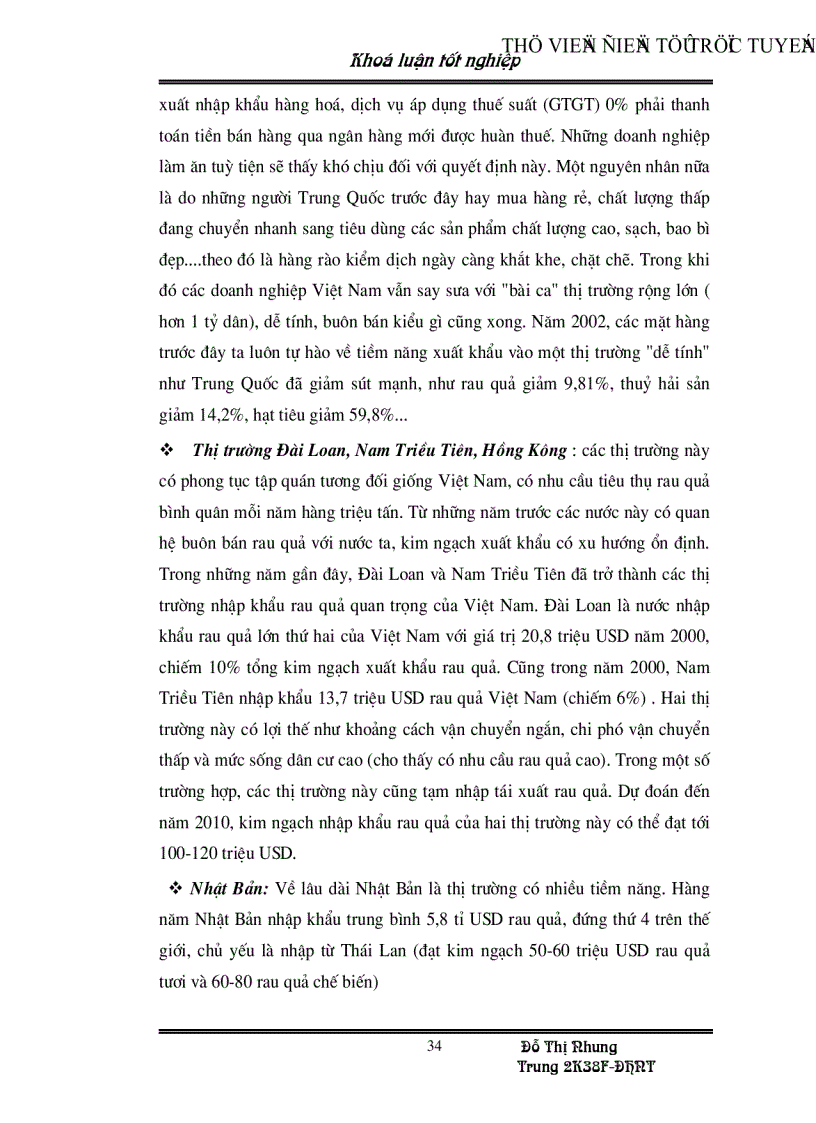 image for page Những nhân tố chủ yếu ảnh hưởng đến hoạt động xuất khẩu rau quả ở Việt Nam