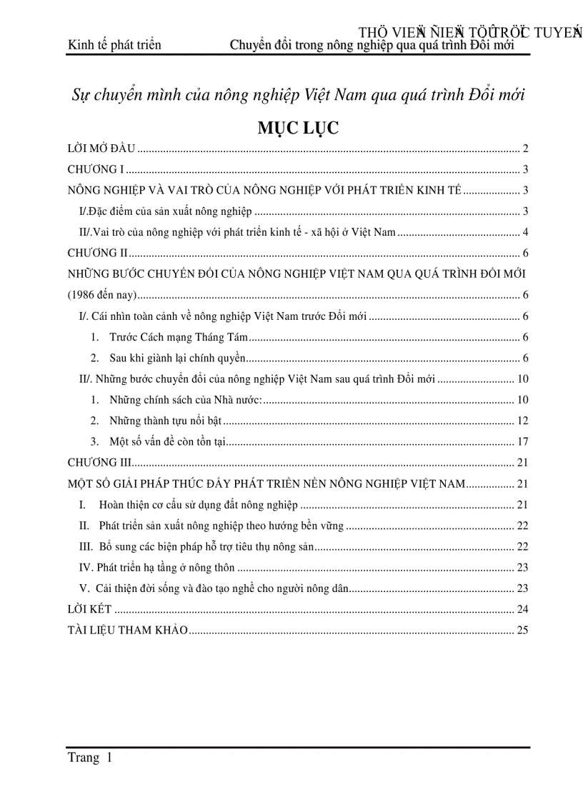 image for page Sự chuyển mình của nông nghiệp Việt Nam qua quá trình Đổi mới