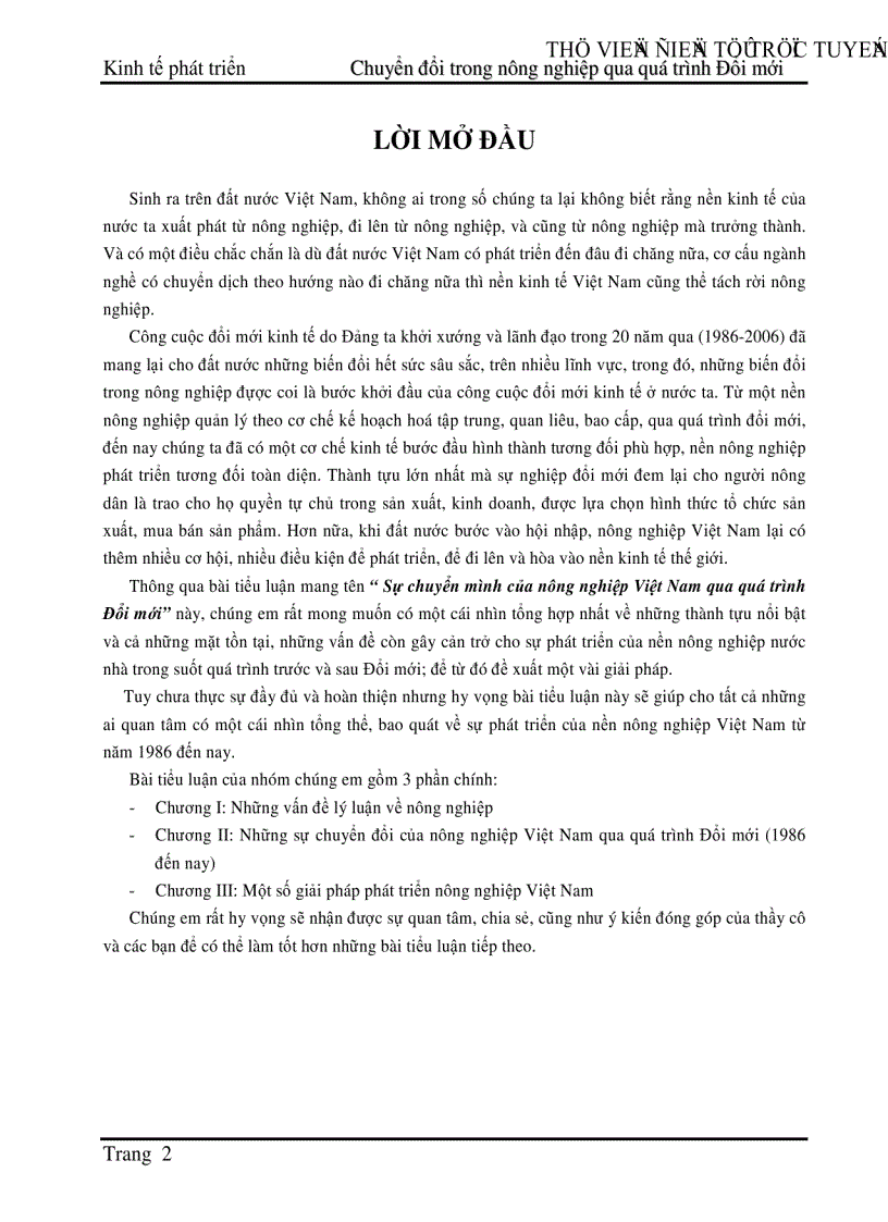 image for page Sự chuyển mình của nông nghiệp Việt Nam qua quá trình Đổi mới