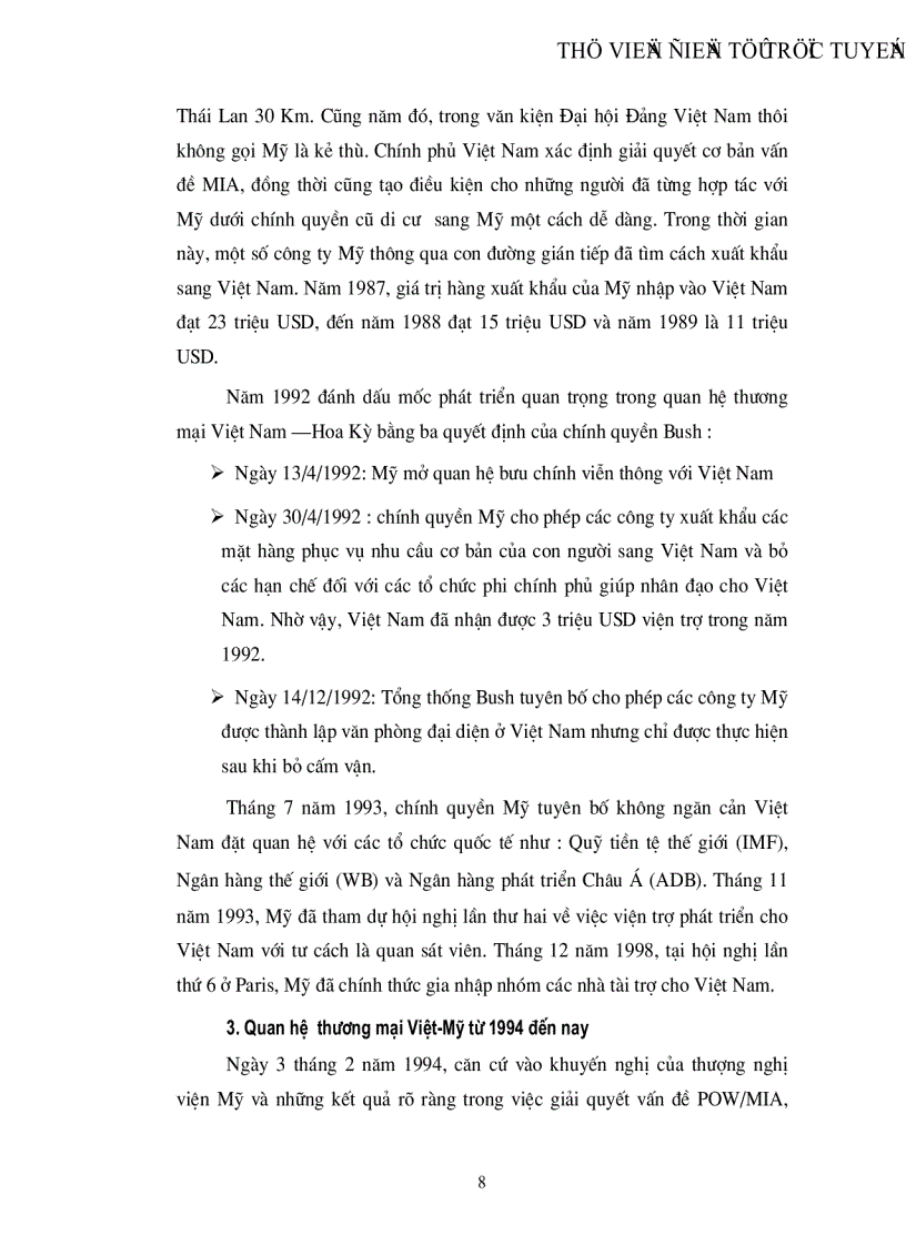 image for page Thực trạng thương mại Việt Nam Hoa Kỳ một năm sau khi Hiệp định thương mại có hiệu lực