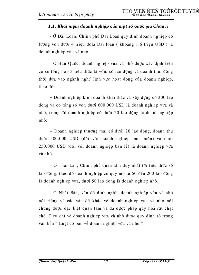 image for page Lợi nhuận và các biện pháp nâng cao lợi nhuận trong các doanh nghiệp vừa và nhỏ ở Việt Nam