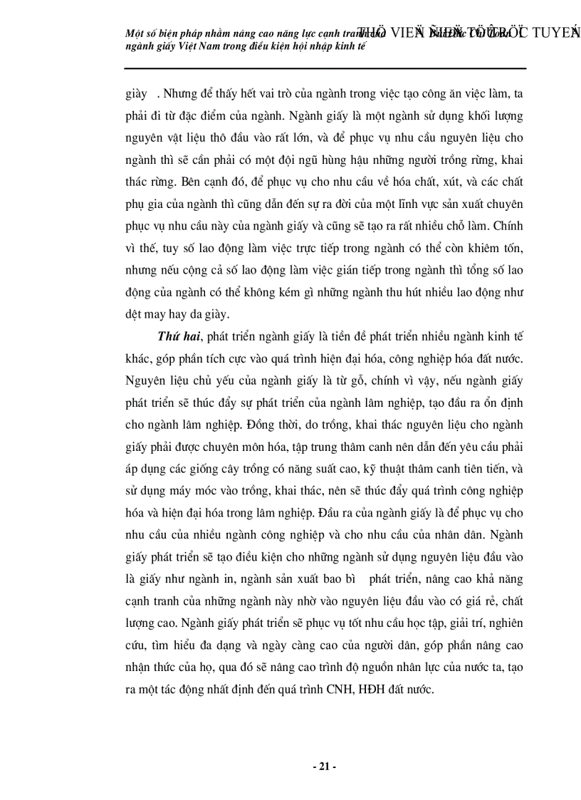 image for page Một số giải pháp nhằm nâng cao năng lực cạnh tranh của ngành giấy Việt Nam trong điều kiện hội nhập kinh tế