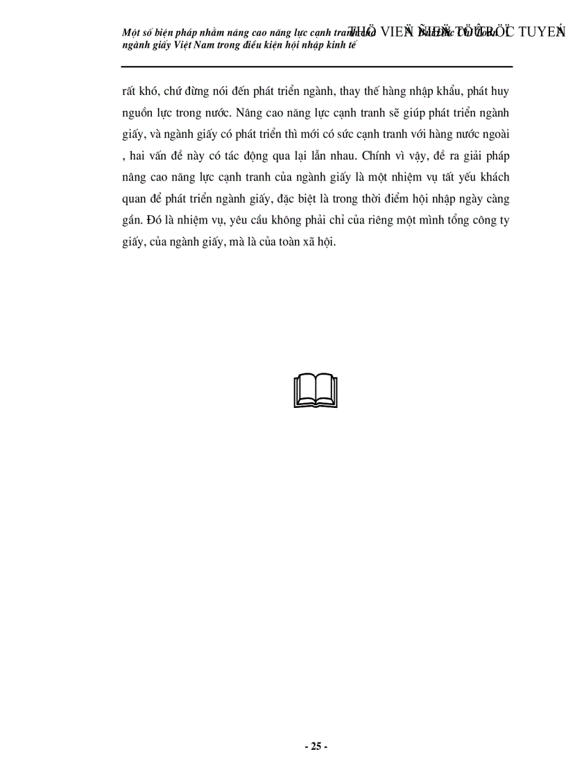image for page Một số giải pháp nhằm nâng cao năng lực cạnh tranh của ngành giấy Việt Nam trong điều kiện hội nhập kinh tế