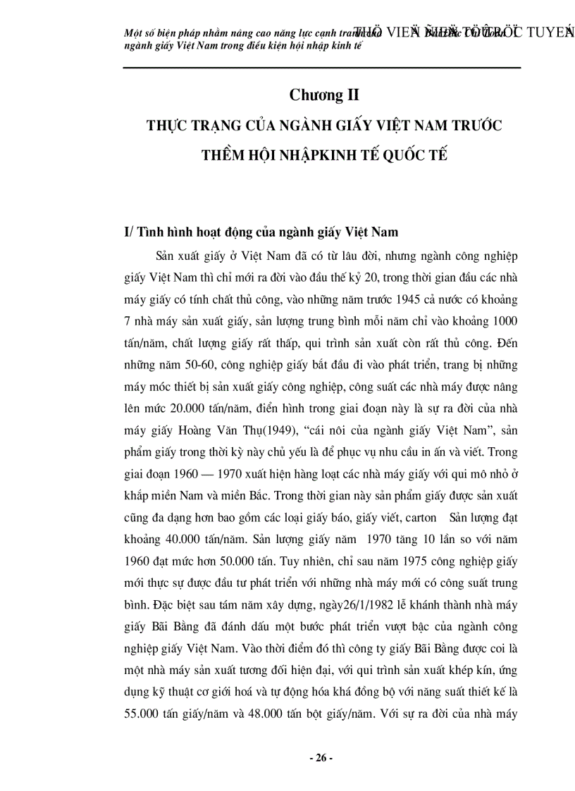 image for page Một số giải pháp nhằm nâng cao năng lực cạnh tranh của ngành giấy Việt Nam trong điều kiện hội nhập kinh tế