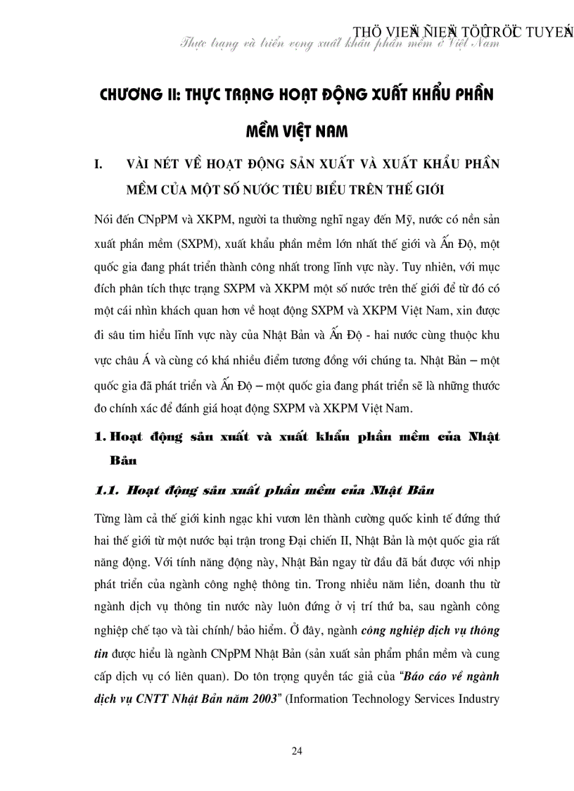 image for page Thực trạng và triển vọng xuất khẩu phần mềm tại Việt Nam