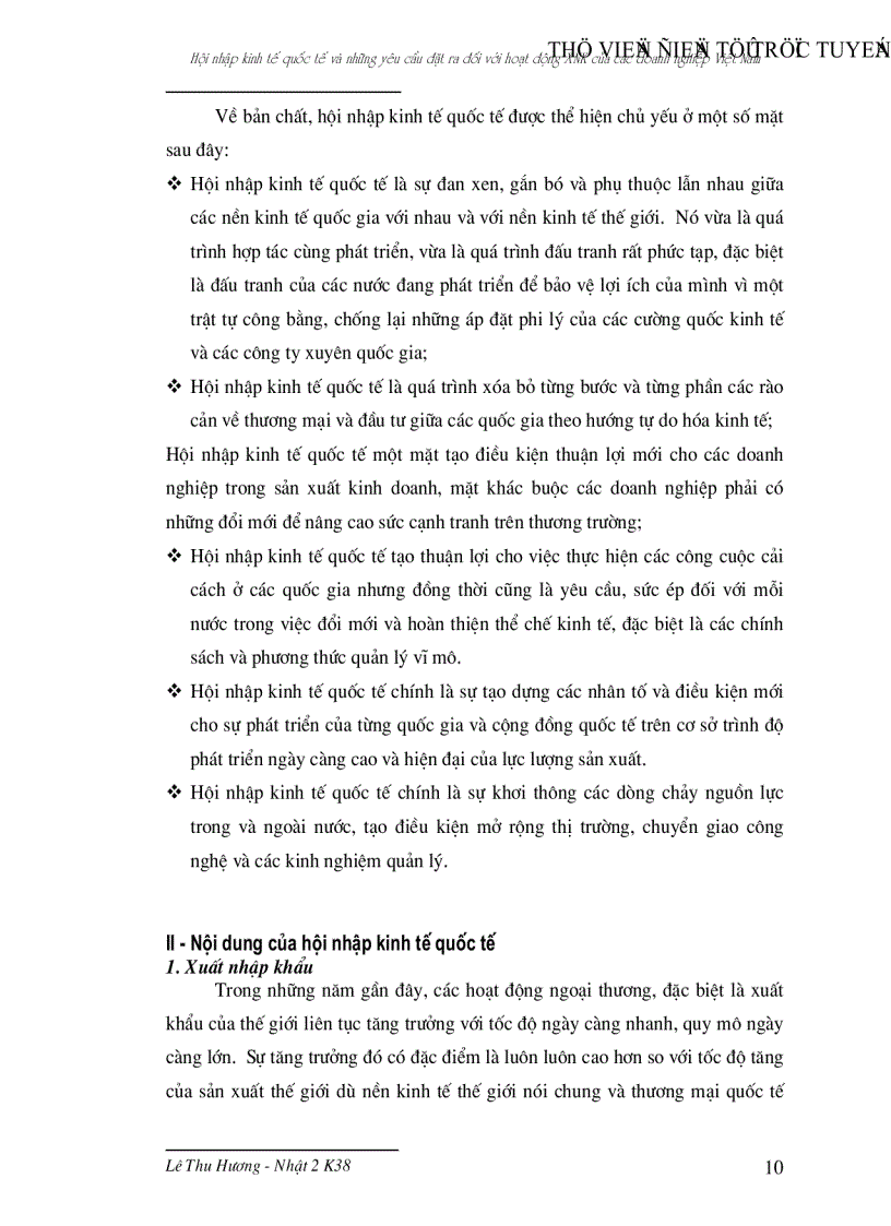 image for page Hội nhập kinh tế quốc tế và những yêu cầu đặt ra đối với hoạt động xuất nhập khẩu của các doanh nghiệp Việt Nam