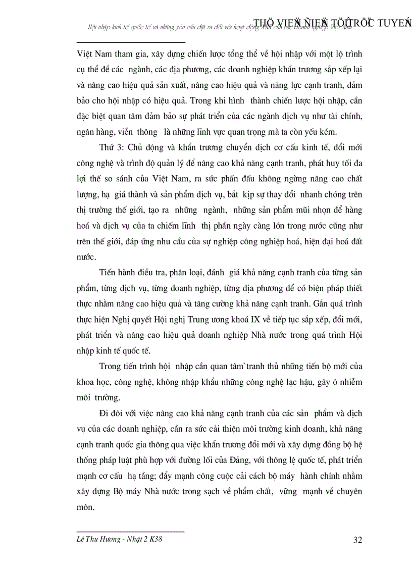 image for page Hội nhập kinh tế quốc tế và những yêu cầu đặt ra đối với hoạt động xuất nhập khẩu của các doanh nghiệp Việt Nam