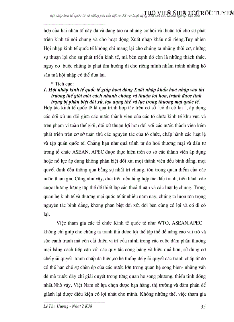 image for page Hội nhập kinh tế quốc tế và những yêu cầu đặt ra đối với hoạt động xuất nhập khẩu của các doanh nghiệp Việt Nam