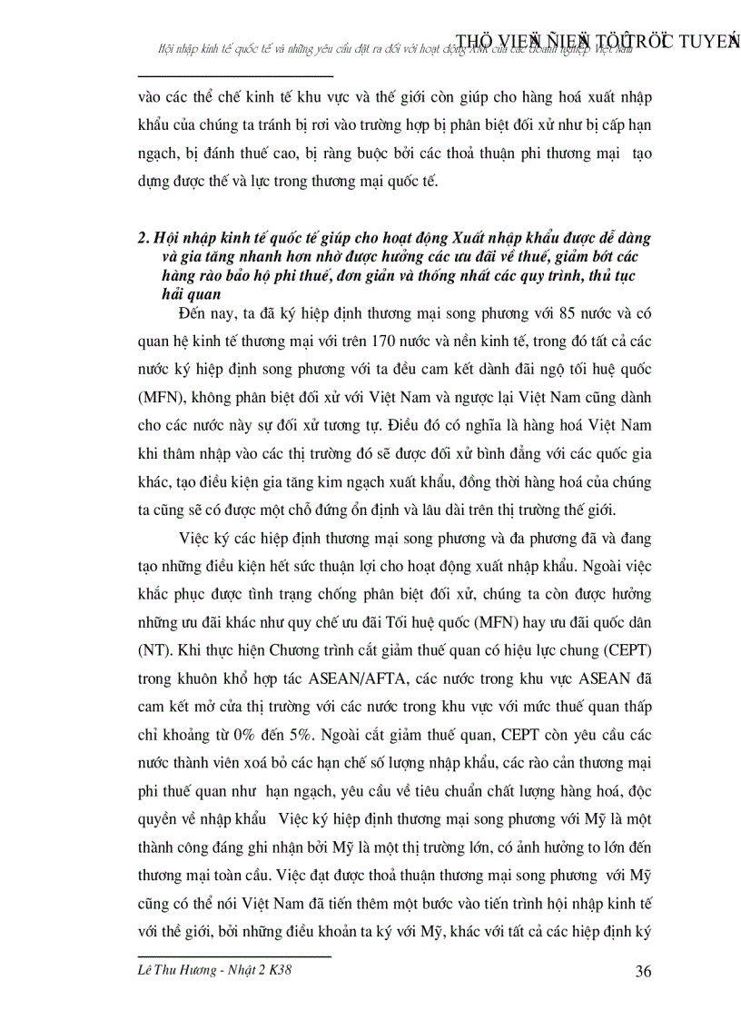 image for page Hội nhập kinh tế quốc tế và những yêu cầu đặt ra đối với hoạt động xuất nhập khẩu của các doanh nghiệp Việt Nam