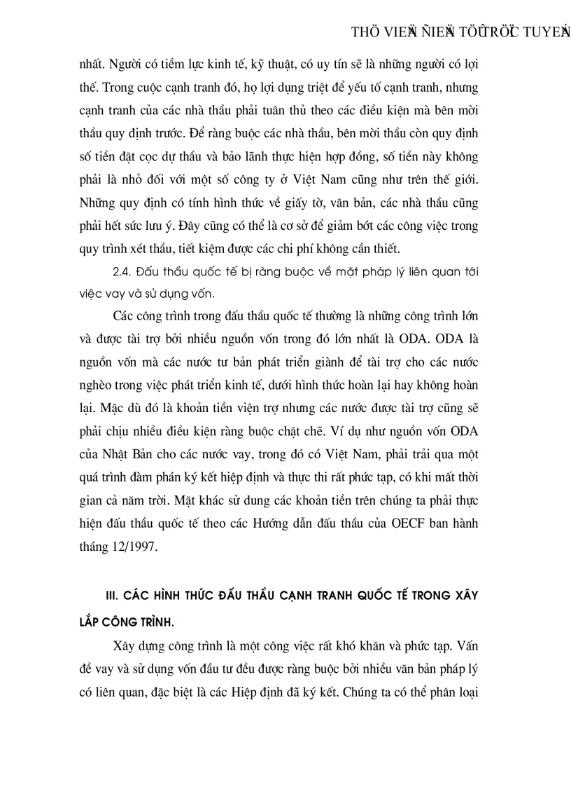 image for page Đấu thầu quốc tế trong xây lắp ở Việt Nam thực trạng và giải pháp nâng cao hiệu quả