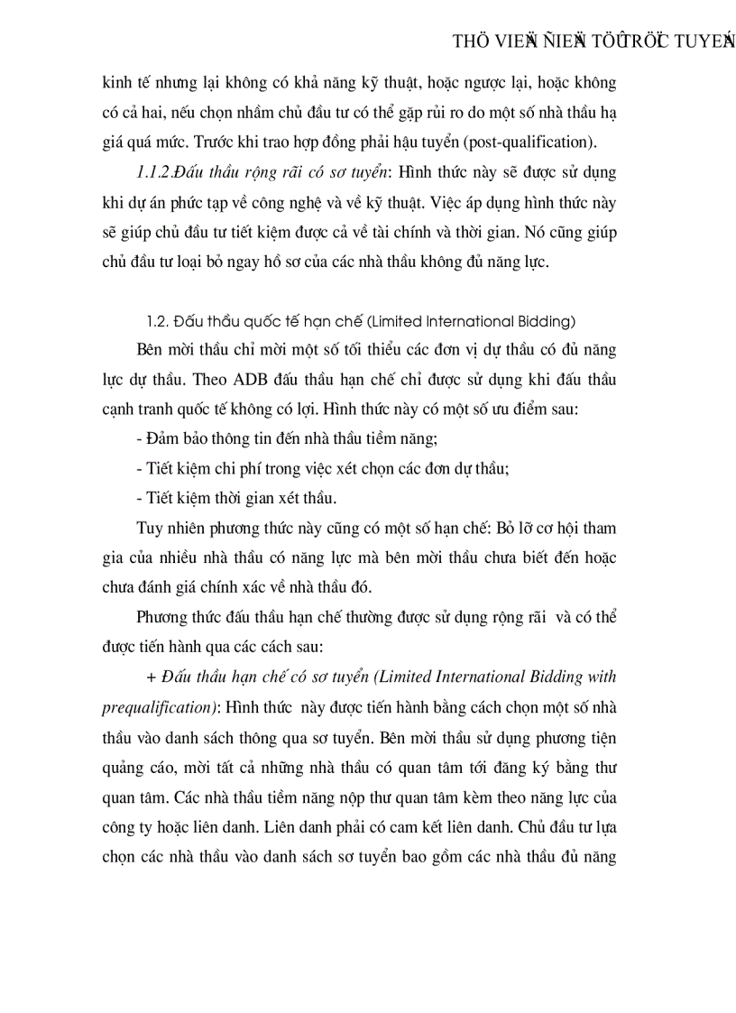 image for page Đấu thầu quốc tế trong xây lắp ở Việt Nam thực trạng và giải pháp nâng cao hiệu quả