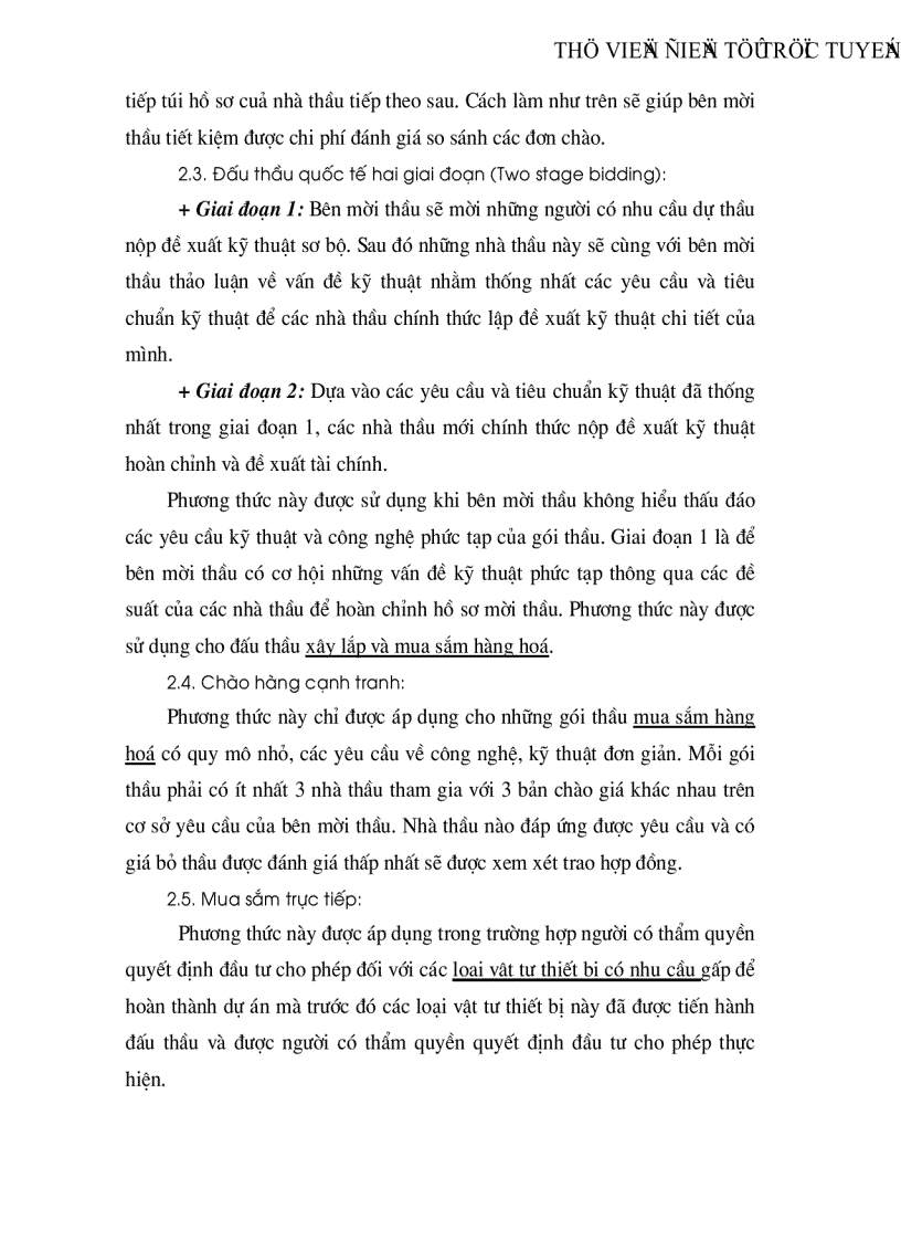 image for page Đấu thầu quốc tế trong xây lắp ở Việt Nam thực trạng và giải pháp nâng cao hiệu quả